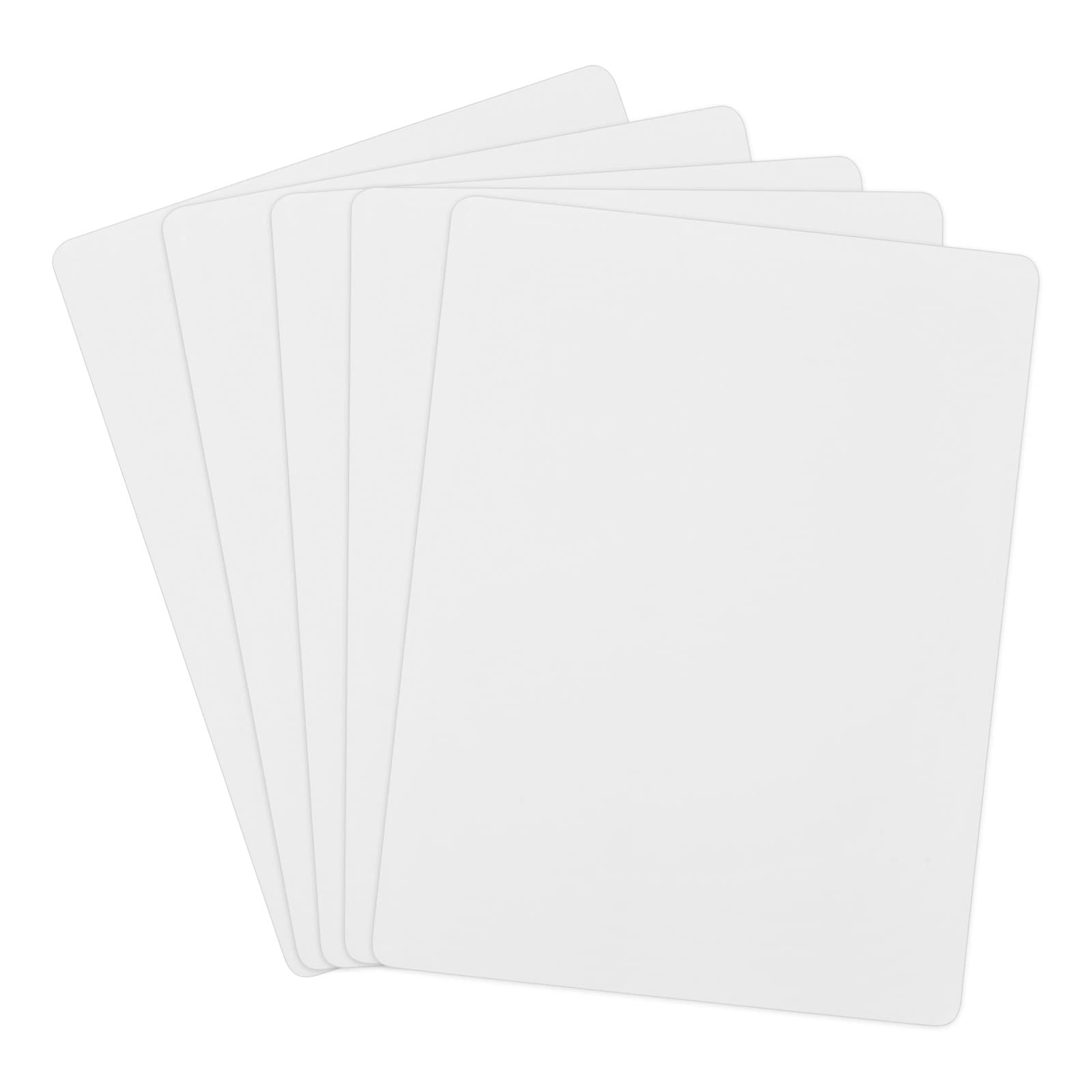 Natuce 5 Piezas Piel Sintetica Tatuaje,Práctica de la Piel del Tatuaje en Blanco, Piel de Tatuaje de Doble Cara para el Kit de Tatuajes-14 * 19 * 0,1cm,Bianco