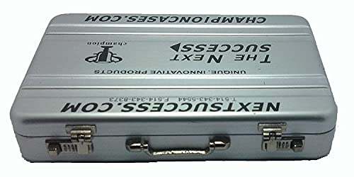 2 Pack RFID Aluminum Wallet Credit Card Holder- Mini Briefcase Design Prevent Electronic Credit Card and Debit Cards from Scan Theft4