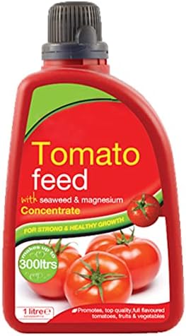 Zopper | Tomato Pour and Feed for Growing Tomatoes, Fruits and Other Vegetables | Fertiliser High Potash with Seaweed and Magnesium | for Indoor and Outdoor Planting 1 Liter