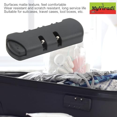 Image of Luggage Wheel,Handle,Lock Only for Replacement and Repair for VIP, Safari, Skybag, Amrican Tourister Suitcases Luggage Part (1 Pcs Number Lock)