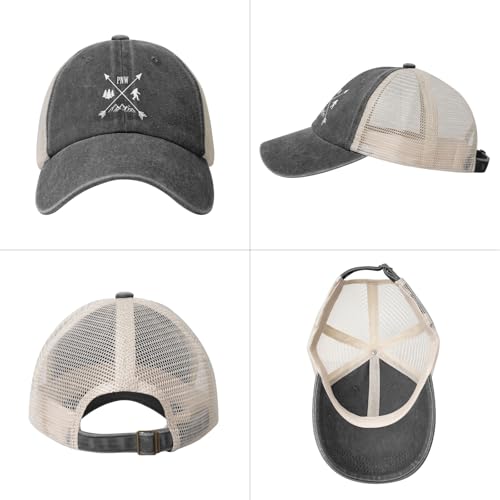 Sombrero Trucker de Malla Cowboy Para Mujer Ajustable miniatura 2