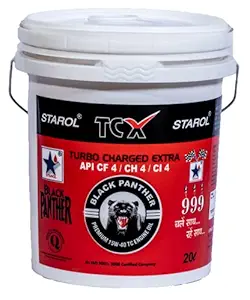 STAROL Black Panther 15W-40 Multigrade (API CH4) Diesel Engine Oil for Truck, Car, tractor, JCB lifter, trailers (20 L)