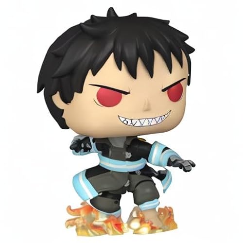 Figurine Funko Pop Funko Inc Shinra Fire Force Vinyle 9cm avec Flammes - vue 9