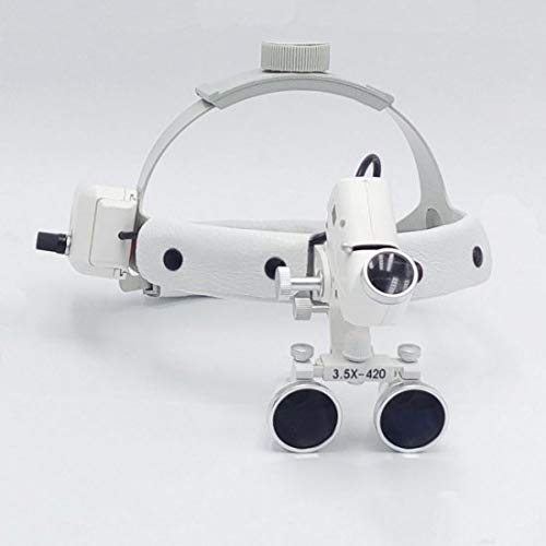 Dental Binocular Loupes Glasses Head Band Magnifier with