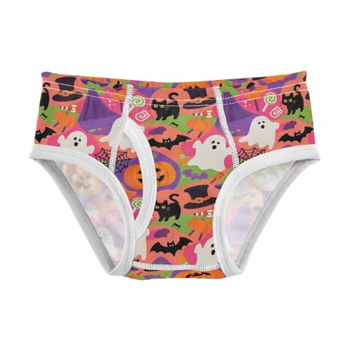visesunny Boys Potty Training Underwear Cute Colorful Halloween Breathe Cotton Briefs Size 2T-8Y for Toddler