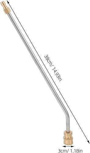 Miniatura 2 de Yardwe 30 Preasure Washer Rociador eléctrico Boquilla de manguera de agua Lavadora a presión eléctrica Varita de extensión de boquilla de alta