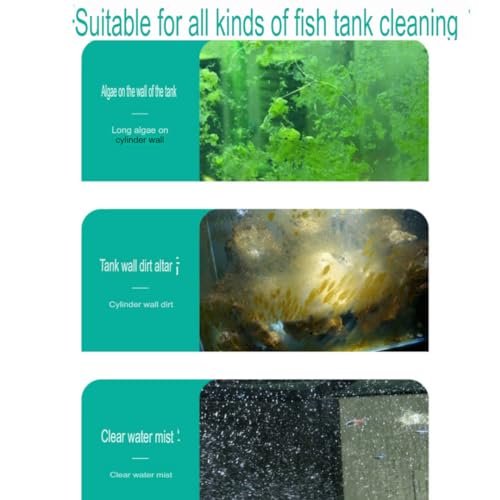 Image of Nepall Premium Gradient Colour Scratch Proof Aquarium Fish Tank Magnetic Cleaner | Floating Type Algea Scrapper | No Need to Wet Your Hands for Fish Tank Cleaning (Medium | 4.5CM | Works Upto 10MM)