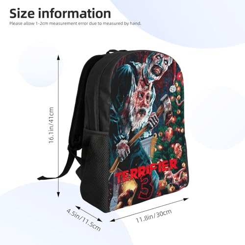 Terrifier Backpack, 17 Inch Large Capacity Sports Backpack, Cute and Lightweight4