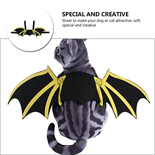 Disfraz de murciélago para perros y gatos Halloween miniatura 4