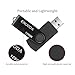 128GB Flash Drive ENUODA Thumb Drive 128GB Swivel Design USB 2.0 Memory Stick Data Storage Jump Drive Pen Drive for Laptop PC Computer (1 Pack, Black)