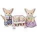 Calico Critters Fennec Fox Family, Set of 4 Collectible Doll Figures