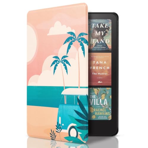 Image of CoBak Case for 7 inch E-Readers - All New PU Leather Cover with Auto Sleep Wake Feature for E-Readers 2024 Released