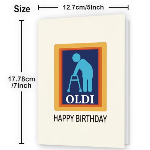 WowBefun Funny Birthday Card | Funny Birthday Cards for Men, Women, Dad, Mom, Brother, Sister, and Anyone | Birthday Decorations & Gifts | Happy Birthday Card