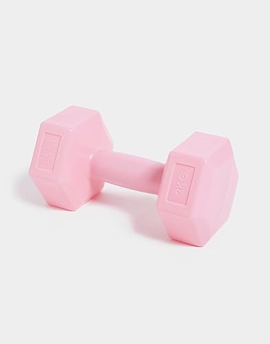 Miniatura 2 de Juego de 2 mancuernas de neopreno para ejercicio, 4.4 lbs, rosa suave, equipo deportivo y de fitness