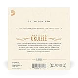 D'Addario Baritone Ukulele Strings, Clear Nylon, EJ65B, 4-String Set, Pack of 1 - Image 3