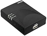  Kraun KR.PS - Servidor de impresión (Ethernet LAN, IEEE 802.3, IEEE 802.3u, 10, 100 Mbit/s, 100BASE-T, 100BASE-TX, 10BASE-T, 58 mm, 82 mm), Color: Black (Importado)