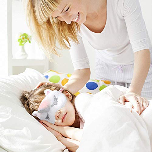 Image of Jenna Eye Mask For Dark Circles, Cooling Eyes, Pain Relief, Redness, Eye Cooling Gel Pad Stretchable For Eye Relaxing, Sleeping Mask (Unicorn Purple)
