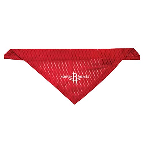 Littlearth Houston Rockets Dog Cat Mesh Jersey Bandana L/XL