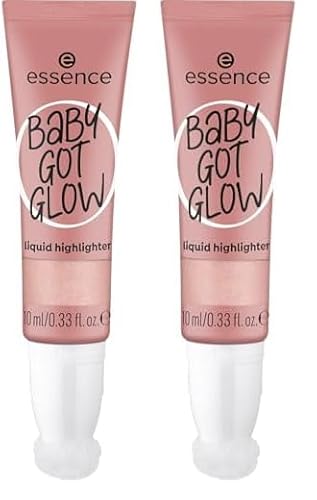 essence Baby Got Glow Highlighter Liquide highlighter N° 20 définissant Résultat express Facile à enlever végétalien sans huile sans paraben sans particules de microplastique 1 - vue 3