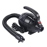 Elektrische Luftpumpe für Luftmatratze,Luftpumpe Elektrisch mit 4X Düsen für Schlauchboot Elektrische Luftpumpe Pumpe (600w 1000L/min) für Aufblasbare Kissen Luftbetten Schwimmring Pool Spielzeugfloß