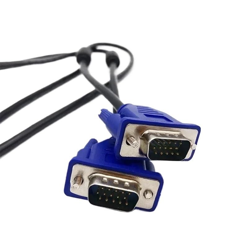 do monitora komputerowego, projektora, 15-pinowe złącze konwertera męskiego na męskie, adapter PC TV 1,5 m kabel VGA na VGA (3 m żeński na żeński)