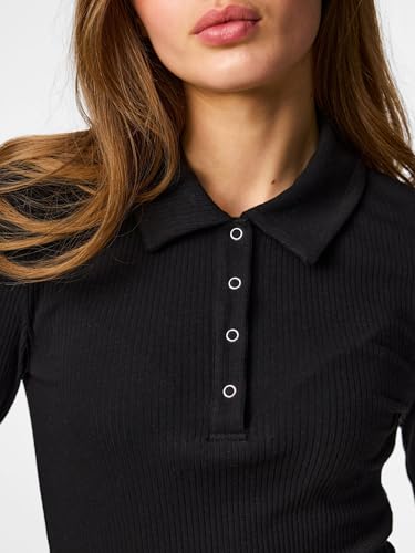 Polo Pckitte de mujer PIECES en algodon de manga corta ajustable 7