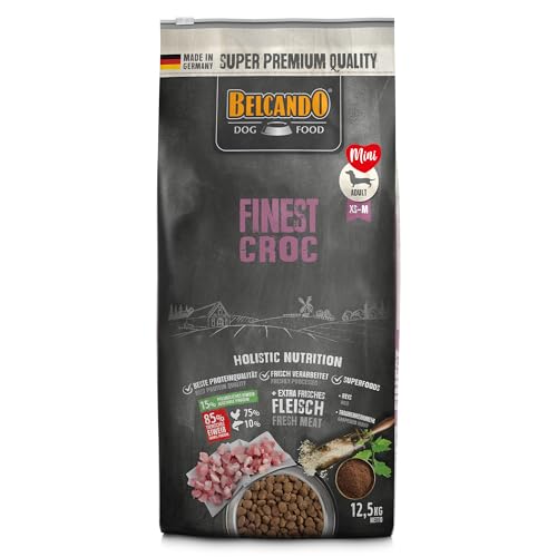 BELCANDO Finest Duck [12,5 kg] Hundefutter | Trockenfutter für kleine & mittlere Hunde | Alleinfuttermittel für ausgewachsene Hunde ab 1 Jahr