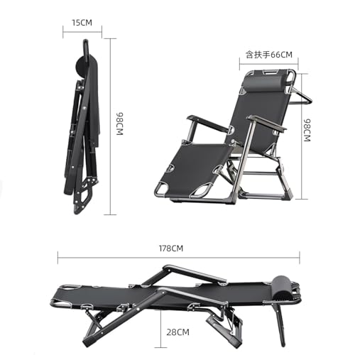 Chaise longue d'extérieur inclinable pour intérieur et plage