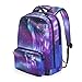 Produktbild CPYang Schulrucksack Wolf Galaxy Star Abnehmbare Schulter Crossbody Tasche Reise Laptop Rucksack für Mädchen Jungen Frauen Männer