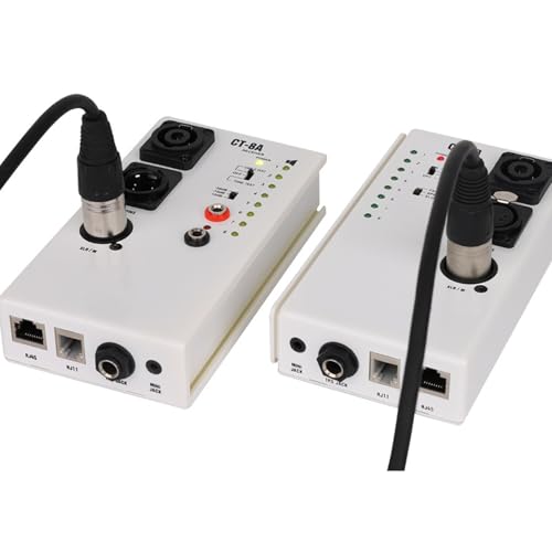 Detector de fallos de cable auditivo CT-8 soluciona cortes de audio en eventos en vivo 4