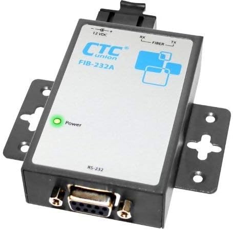 FIB-232A-SC030 - RS-232 Over Single-Mode Fiber Media Converter, SC Connector, 30Km Range