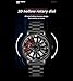 Gosasa Men Racing Watches Rotatable Car Rim Wheel hub Design Sports Watches Stainless Steel Waterproof Watch (Black Red)