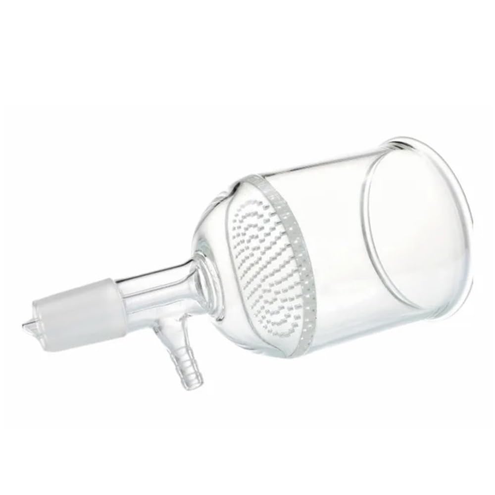 Embudo de vidrio de laboratorio con placa de orificio de 24 mm, calibre 35, 60, 100, 250, 500 y 1000 ml, 1 unidad(250 ml)