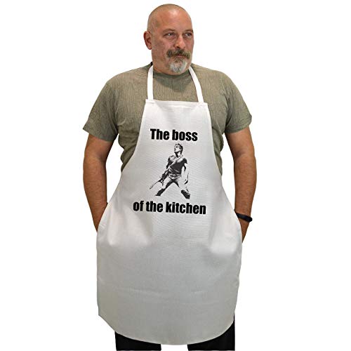 Delantal cocina personalizado con la frase que tú quieras