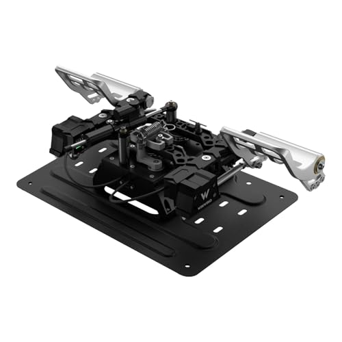WINWING Orion Metal Flight Rudder Pedals (With Damper Edition) - Full Metal Frame, Stainless Steel Center-Return, Quick-Swap Springs, Realistic Aircraft Control, 3 Control Modes, Hall Sensors