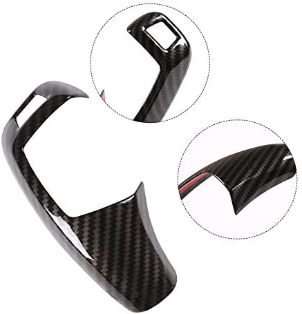 Carbon Fiber Gear Shift Knob Cover Trim Carbon Fiber Sticker Car Interior Decor Replacment for B-M-W F20 F30 F31 F34 1 2 3 4 5 7 Series