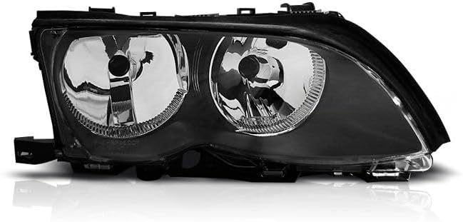Black Headligt RIGHT side For BMW E46 01-05 sedan/touring Type ZKW