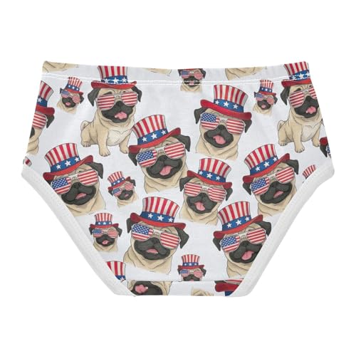 Toddlers Underwear Floral 2t Cotton Girl Panties Cute Florals Briefs Kids Undies Funny Dogs American Hats Animal2