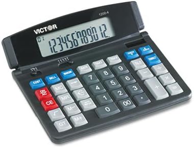 1200-4 Business Desktop Calculator, 12-Digit LCD, Sold as 2 Each
