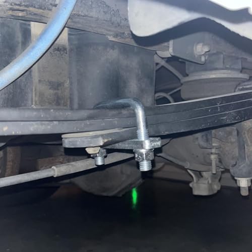Image of 4 Pack Square U-Bolt for Trailer - Fits 2.5 Inch Wide Leaf Springs, Galvanized Steel Clamp Set, Secure Fit for Truck, Boat and Trailers
