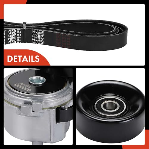 A-Premium Engine Serpentine Belt Drive Kit with Tensioner & Idler Pulley by A-premium - Used condition - Image 6