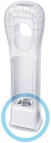 Lowpricenice White Motion Plus Adapter + Silicone Sleeve for Nintendo Wii