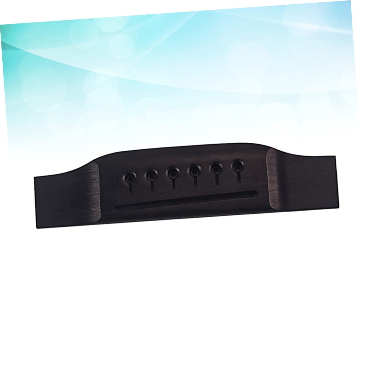 ibasenice 3pezzi Ponte Legno Per Chitarra Acustica Corde Ricambio Ebano Per Basso Installazione Facile e Suono Eccellente Accessorio Musicale Resistente e Duraturo