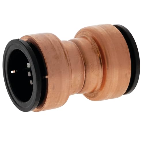 Image of NIBCO Fig No P600, 3 /4 in. Copper Wrot Racer Push-to-Connect Coupling