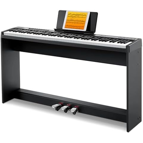Donner Digital Piano with 88 Keys Cover