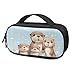 Dolyues Portable Insulin Cooler Travel Case Cute Sea Otter Print Diabetic Bag with Handle for Insulin Pens and Diabetic Accessories Compact Medication Cooler Bag