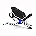 Pro Taper Foot Pegs For BMW S1000RR 2019-2022 Carbon Fiber CNC Aluminum Motorcycle Adjustable Foot Pegs Rest Rearset Rear Set Powersports Footing Accessories