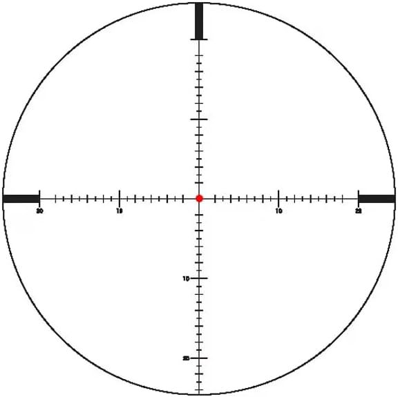 GPO German Precision Optics Centuri 2.5-15x50mm 30mm Tube Rifle Scope, Second Focal Plane, Moai, RC635