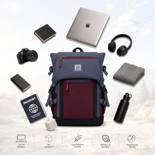 Image of Voyage 24L Travel Bag for Men & Women, Maroon