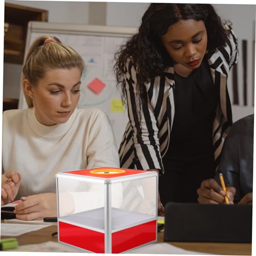 Urne de tirage au sort boîte transparente de tombola et de dons